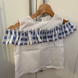 Stylish Blue and White Kids Blouse